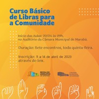 1ª edição do curso de Libras para comunidade