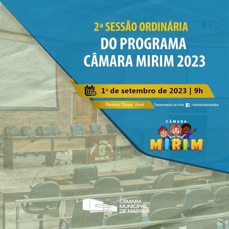 Elmar realiza a 2ª sessão ordinária do programa Câmara Mirim