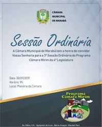 3ª Sessão Ordinária Vereadores Mirins