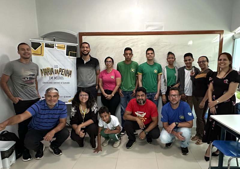 CAES recebe o projeto Lei Maria da Penha em Miúdos - Construindo caminhos de igualdade