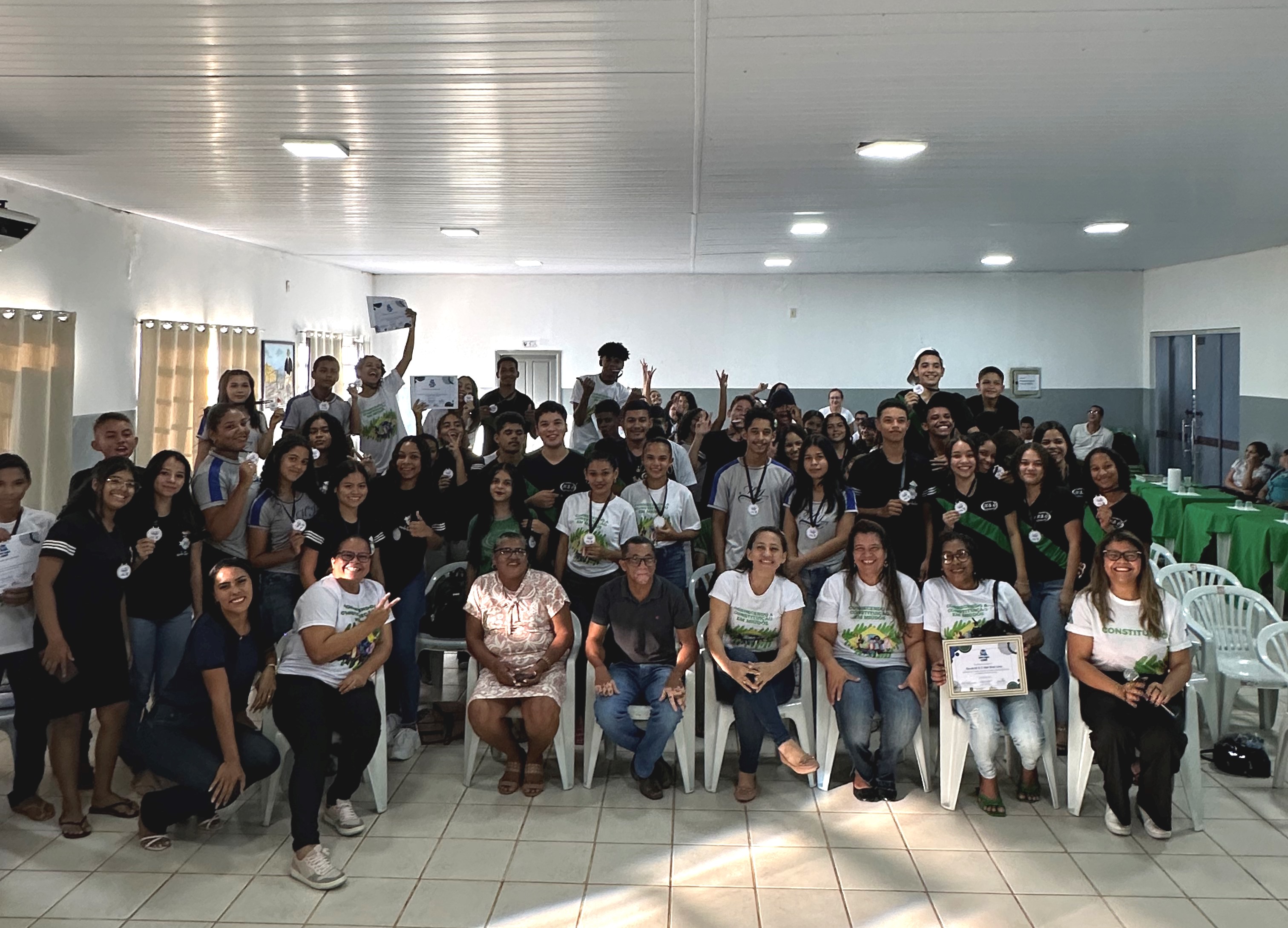 Elmar participa da I Gincana Cidadã da Escola do Legislativo de Nova Ipixuna