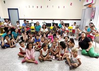 Elmar realiza ação da Semana escolar de combate à violência contra meninas e mulheres