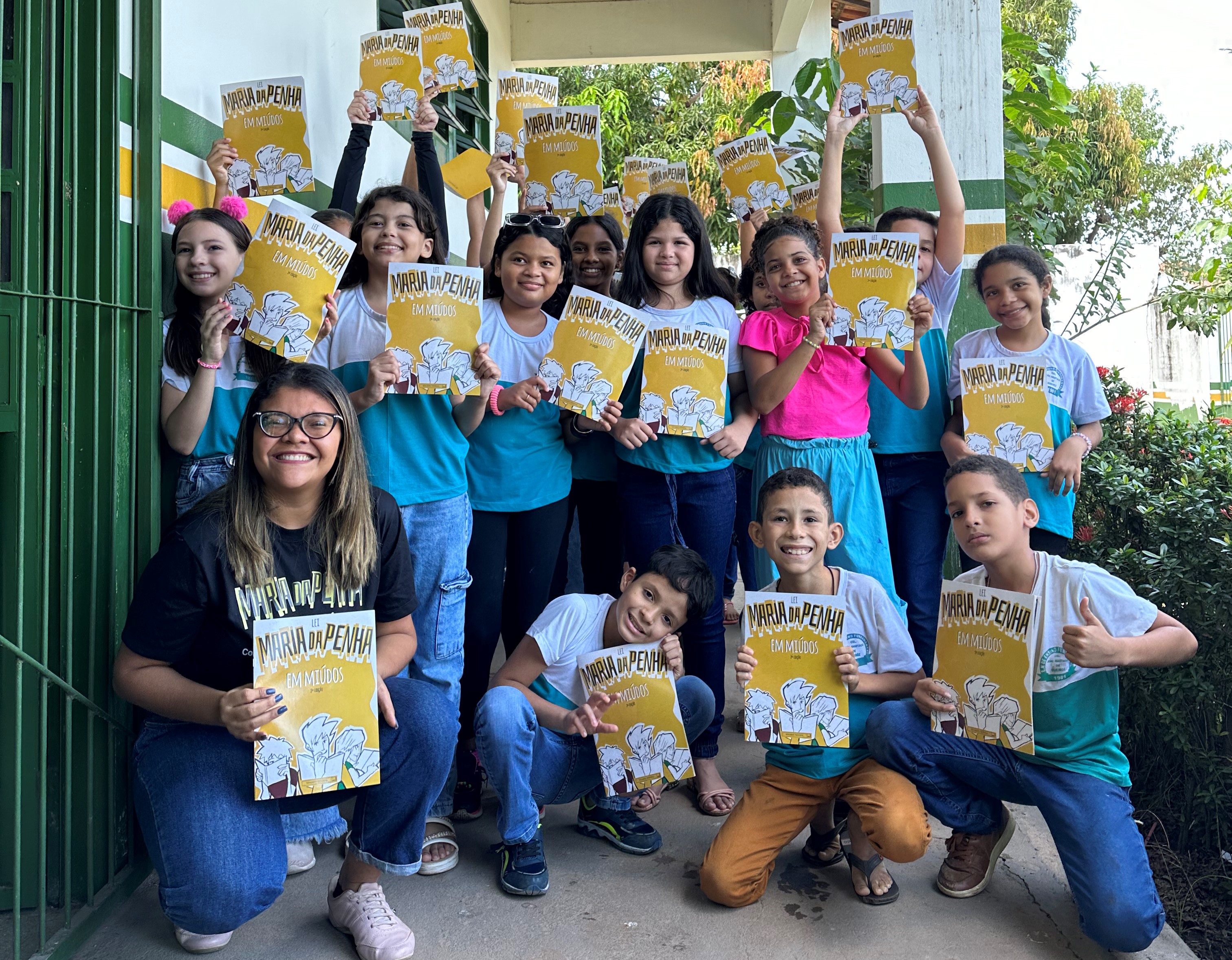 Escolas João Anastácio e Nossa Sª de Fátima recebem o projeto Lei Maria da Penha em Miúdos: Construindo caminhos de igualdade.