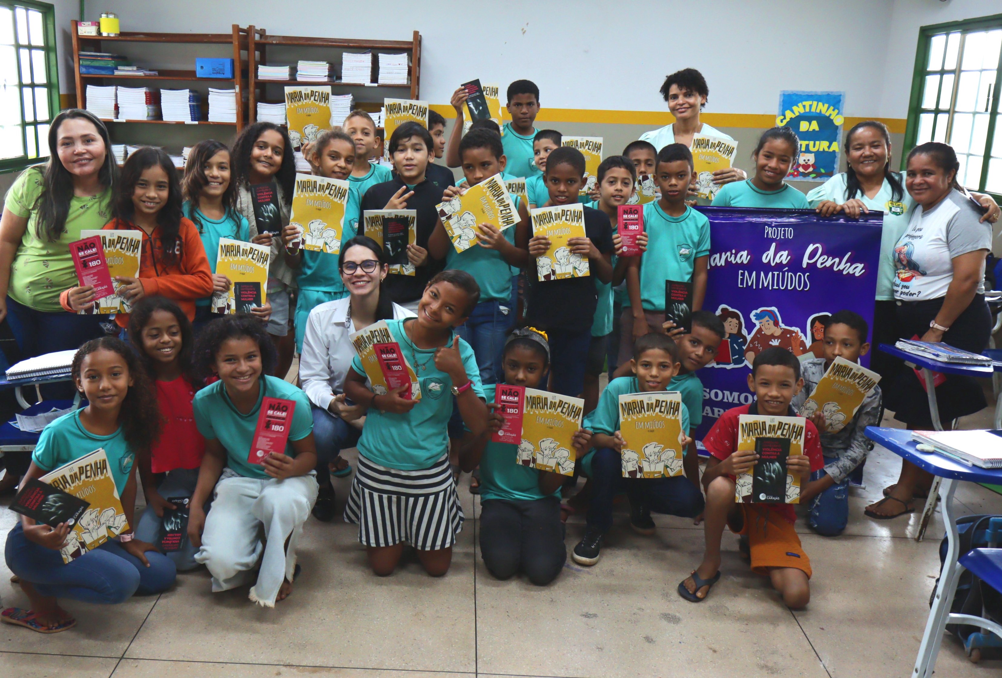 Escolas Maria de Jesus e Botinho Encantado recebem o projeto Lei Maria da Penha em Miúdos: Construindo caminhos de igualdade