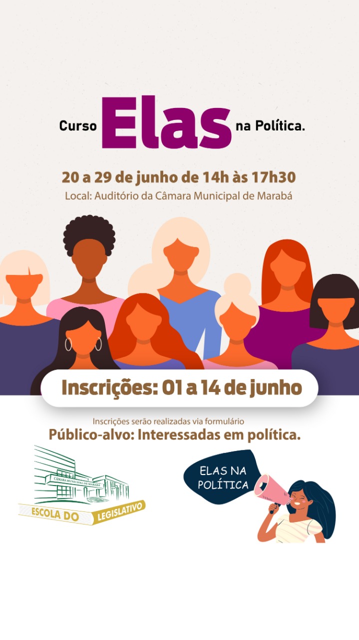 Estão abertas as inscrições da 3ª edição do Curso e formação política para mulheres