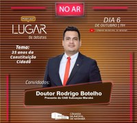 Lugar de debates recebe o Presidente da OAB Subseção Marabá