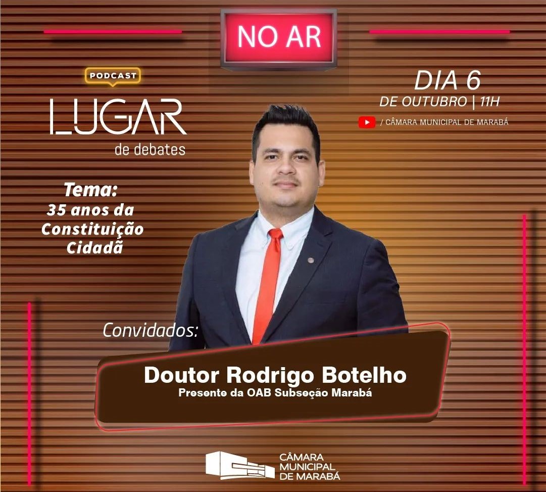 Lugar de debates recebe o Presidente da OAB Subseção Marabá 