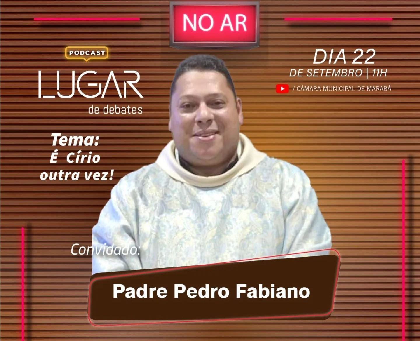 Lugar de debates receberá Padre Pedro para falar sobre o Círio 