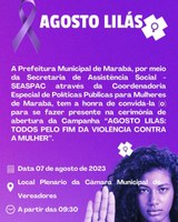 No mês de agosto, o Brasil realiza a campanha voltada ao enfrentamento da violência contra a mulher.