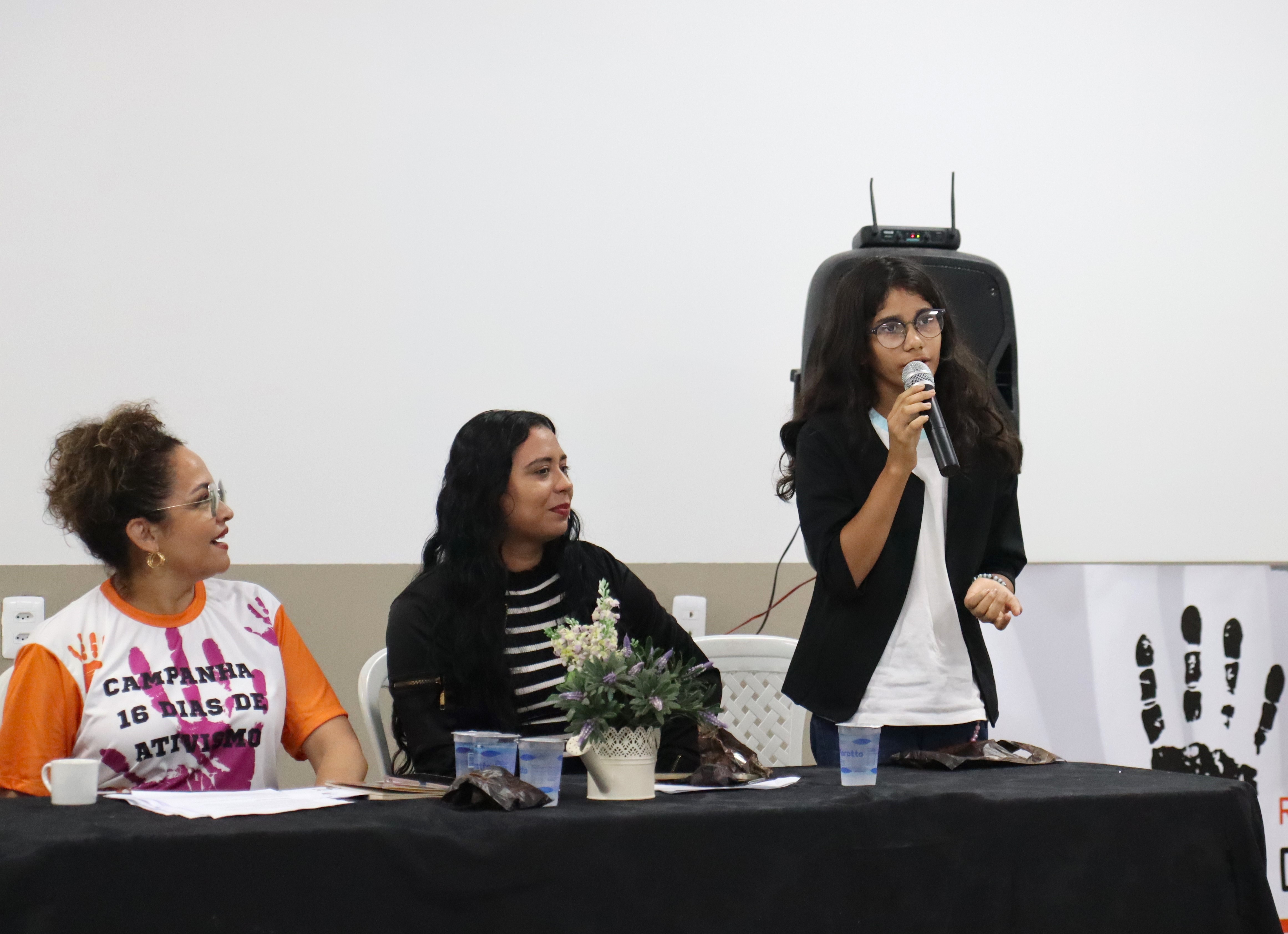 Representantes do Câmara Mirim participaram dos 21 dias de ativismo