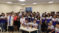 SESI recebe palestra do Projeto Lei Maria da Penha em Miúdos