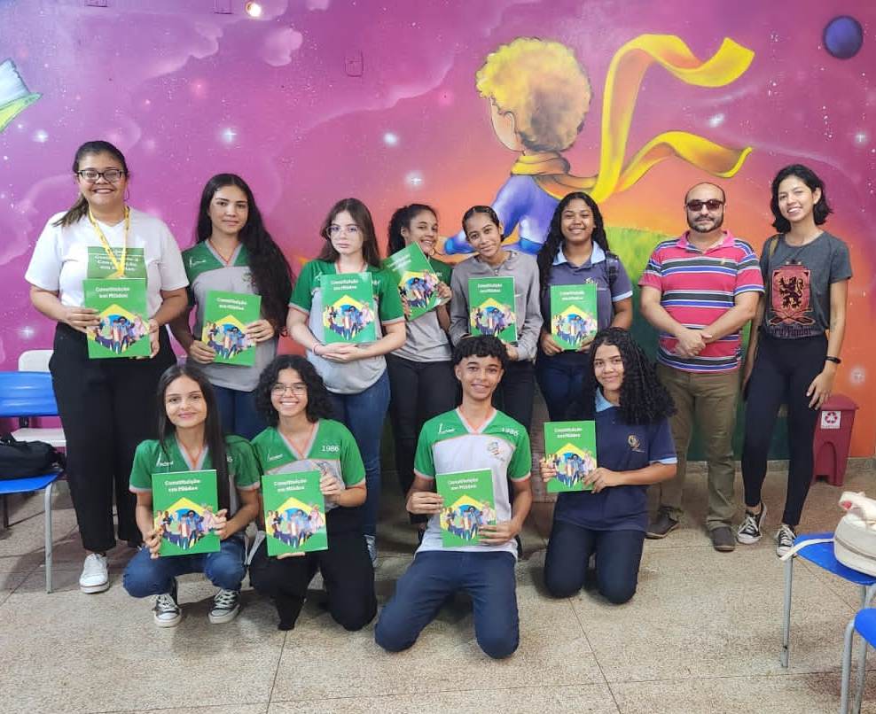 Turma do 9º ano A da Escola Acy Barros é campeã da gincana interna do Projeto Constituição em Miúdos