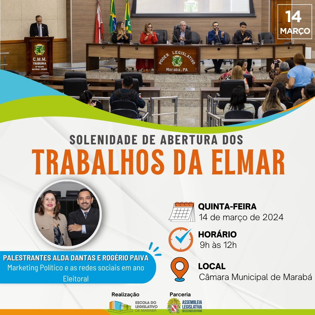 Vem aí a solenidade de abertura dos trabalhos da Elmar!