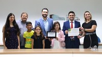 Vereador Jocenilson Silva promove encontro com vereadores mirins da Escola Doralice de Andrade