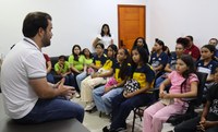 Vereadores mirins visitam o Poder Executivo
