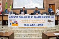 Audiência Pública apresenta balanço fiscal do 2º quadrimestre de 2025