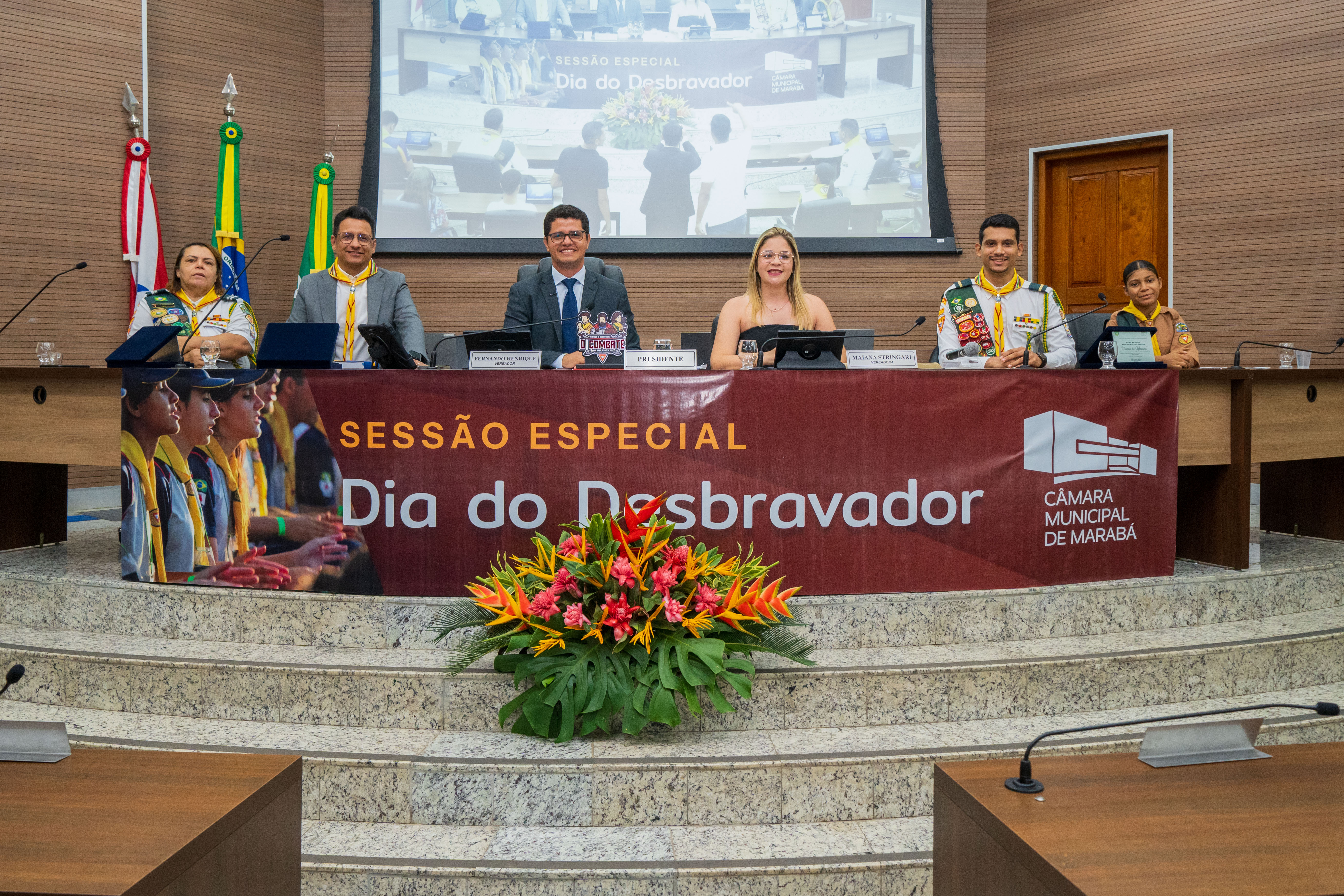 Câmara de Marabá celebra Dia dos Desbravadores com sessão especial e honrarias
