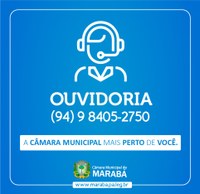 Câmara disponibiliza Ouvidoria para receber opinião de cidadãos