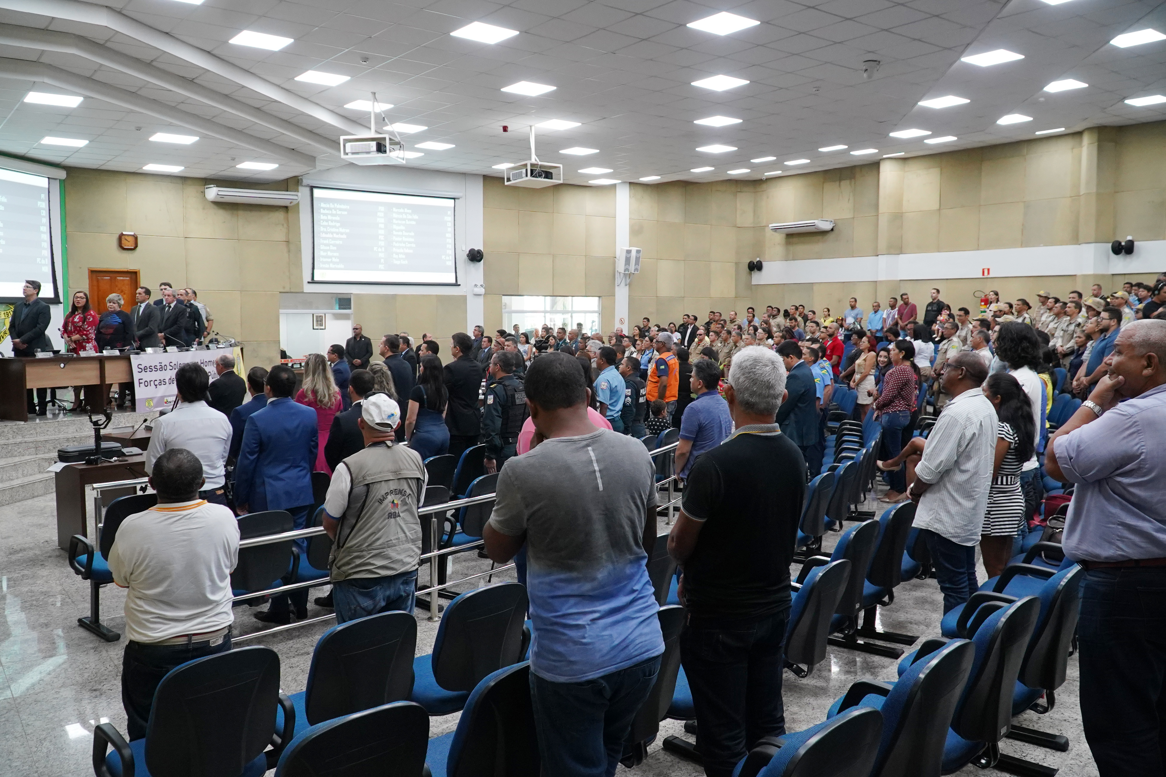 Câmara homenageia membros das forças de segurança que atuam em Marabá