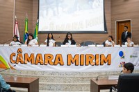 Câmara Mirim realiza 2ª sessão com foco em inclusão e meio ambiente