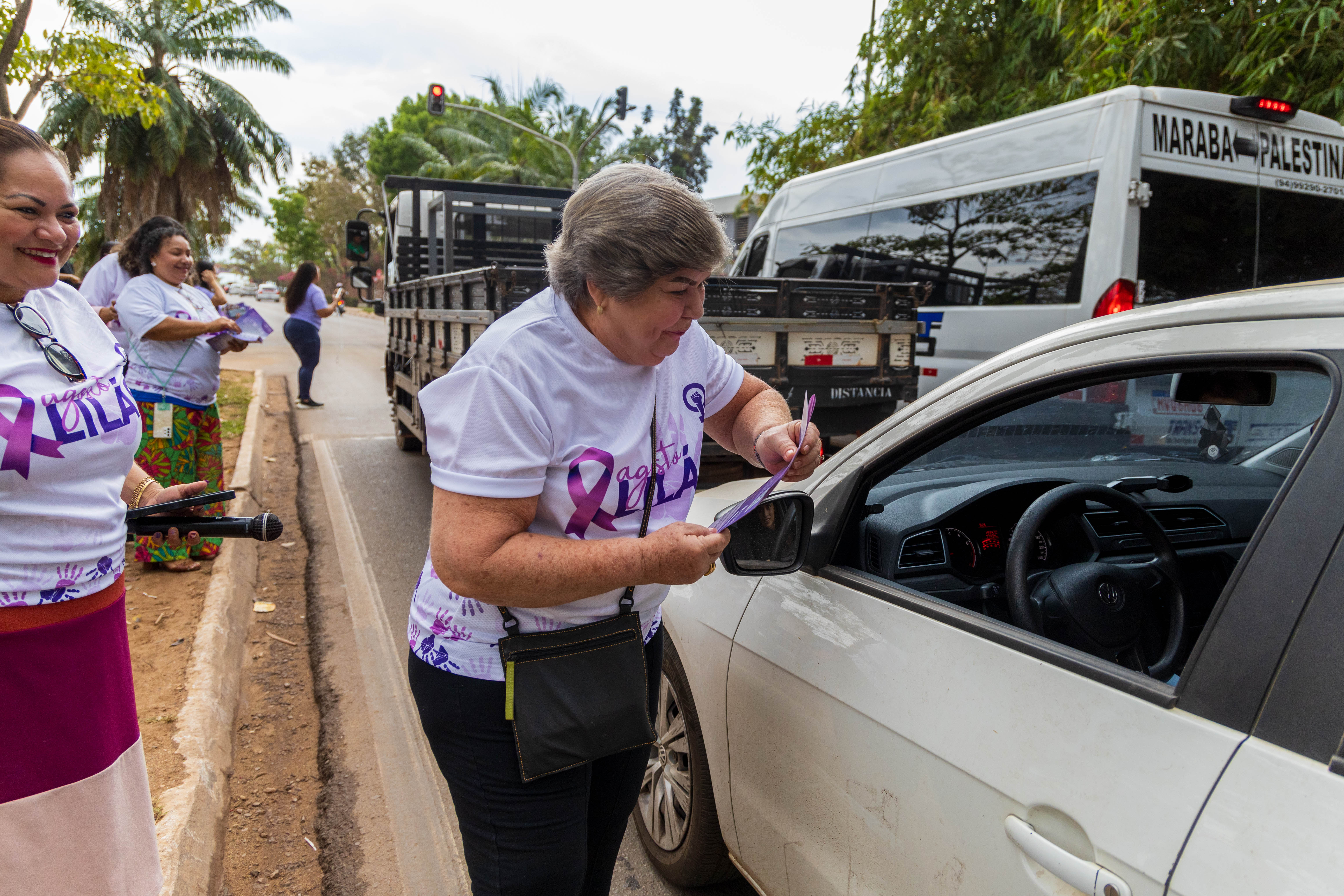 Câmara participa de ação educativa pelo Agosto Lilás em Marabá