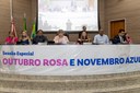 Câmara realiza sessão especial do Outubro Rosa e Novembro Azul