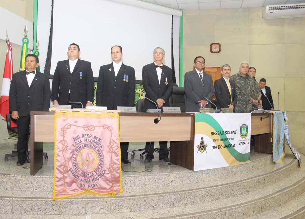 Câmara realiza Sessão Solene em homenagem ao Dia do Maçom 