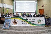 Câmara realiza Sessão Solene para celebrar o Dia do Maçom