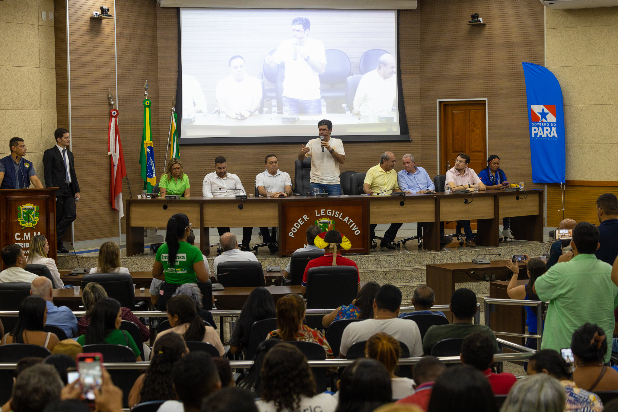 Câmara sedia evento com o governador Helder Barbalho