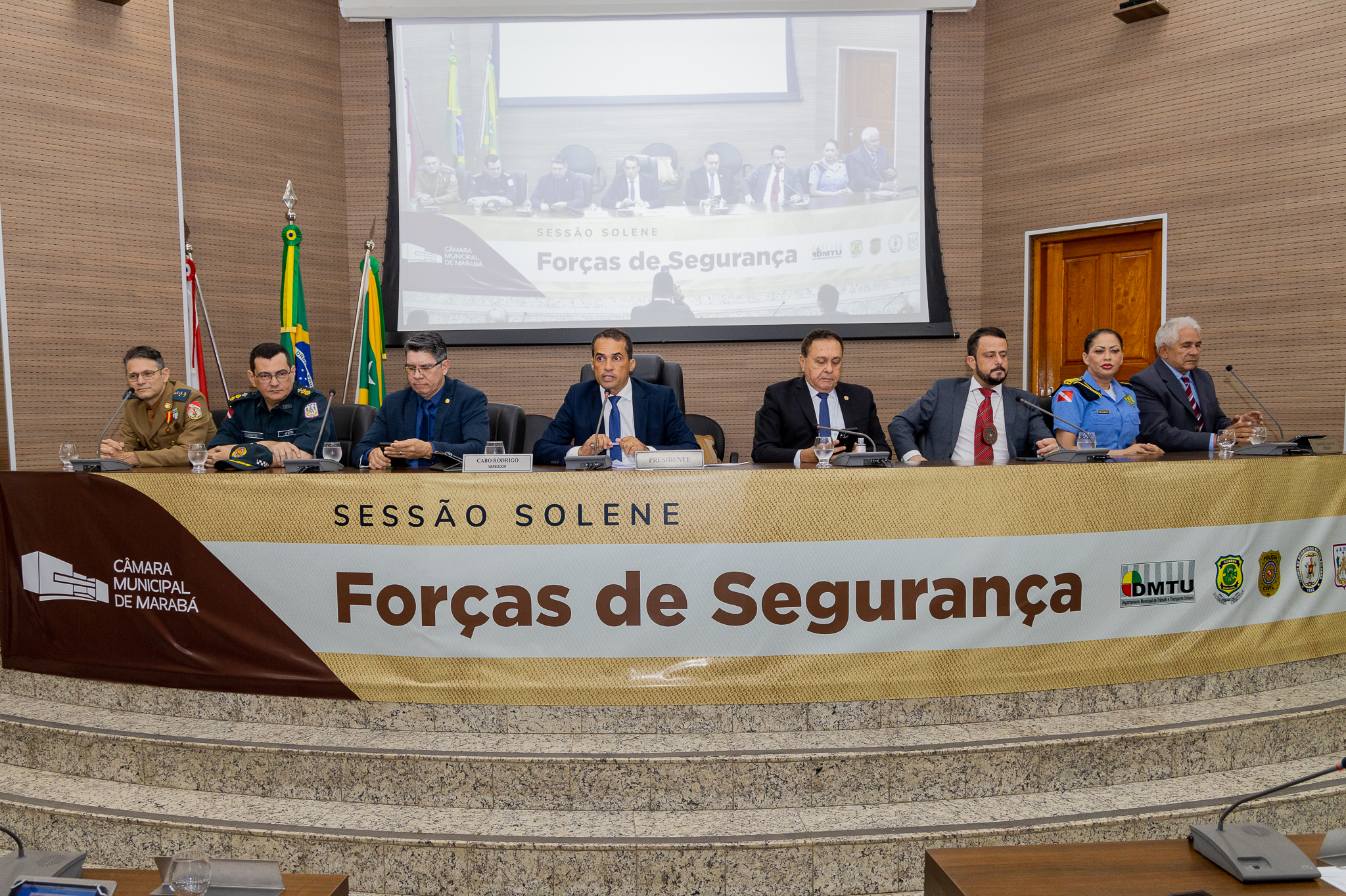 Cinco forças de segurança são homenageadas em Sessão Solene