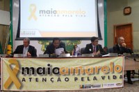 DMTU apresenta campanha Maio Amarelo no Plenário da Câmara