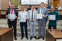 Membros da CPI do Salobo da CMM recebem Moção de Aplauso