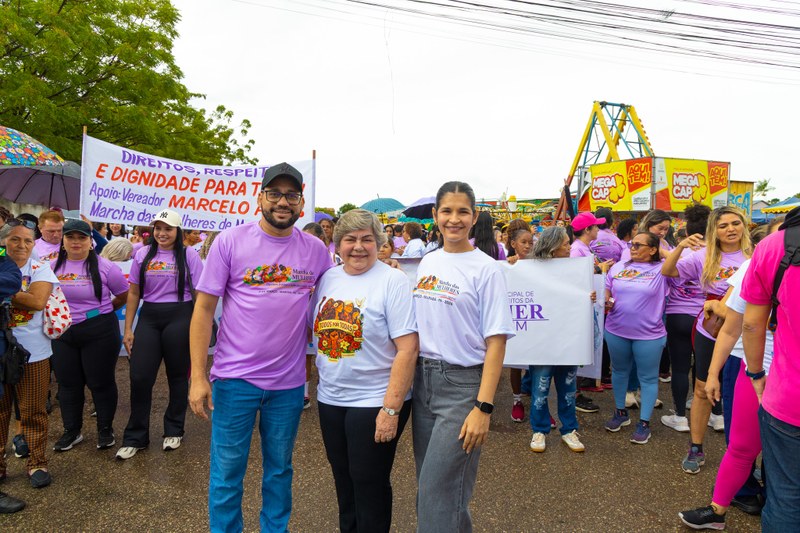 Na Marcha do 8 de Março, vereadores defendem criação da Secretaria da Mulher em Marabá