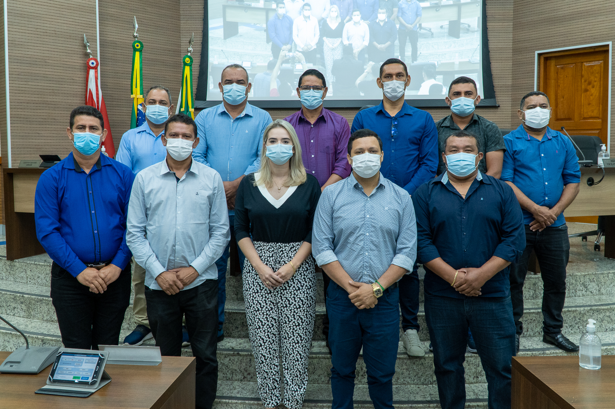 Nove vereadores de Santa Izabel visitam a Câmara de Marabá