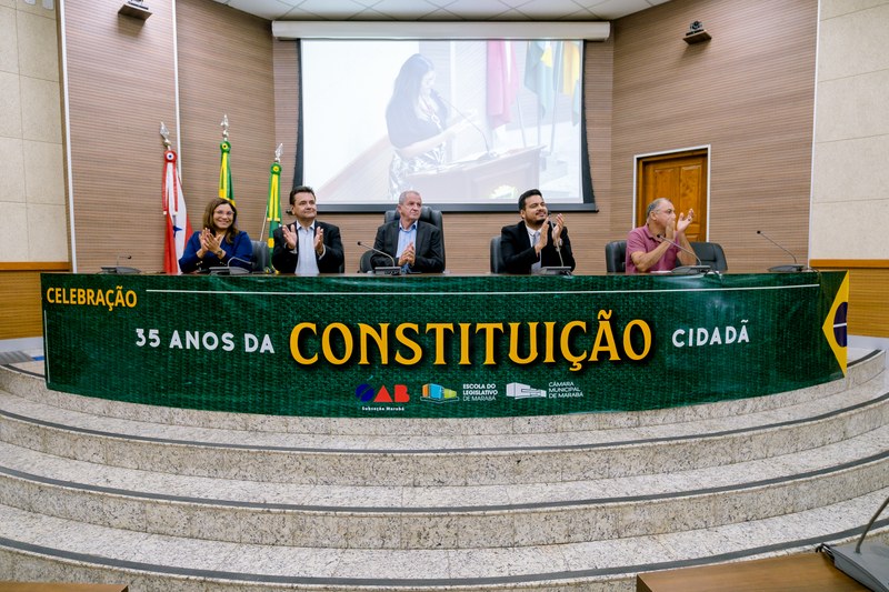 Palestras na CMM celebram 35 anos da Constituição Cidadã