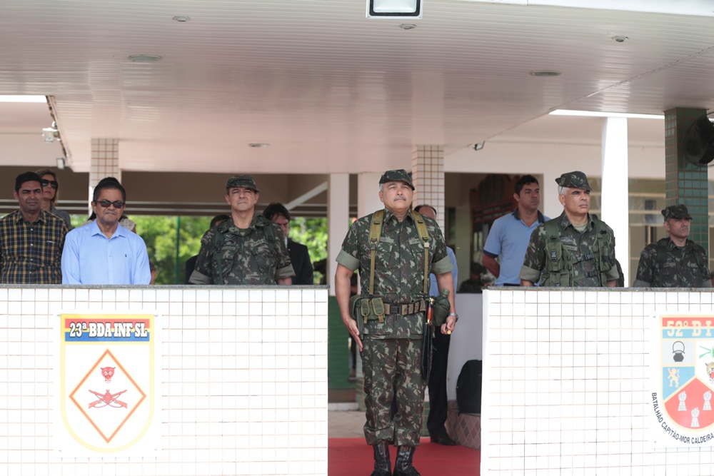 Presidente da Câmara participa da despedida do Chefe do Estado Maior da 23ª Brigada