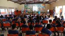 Presidente da Câmara participa de diálogo com estudantes da Escola Paulo Freire