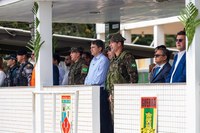 Presidente da CMM prestigia aniversário do Exército no 52º BIS