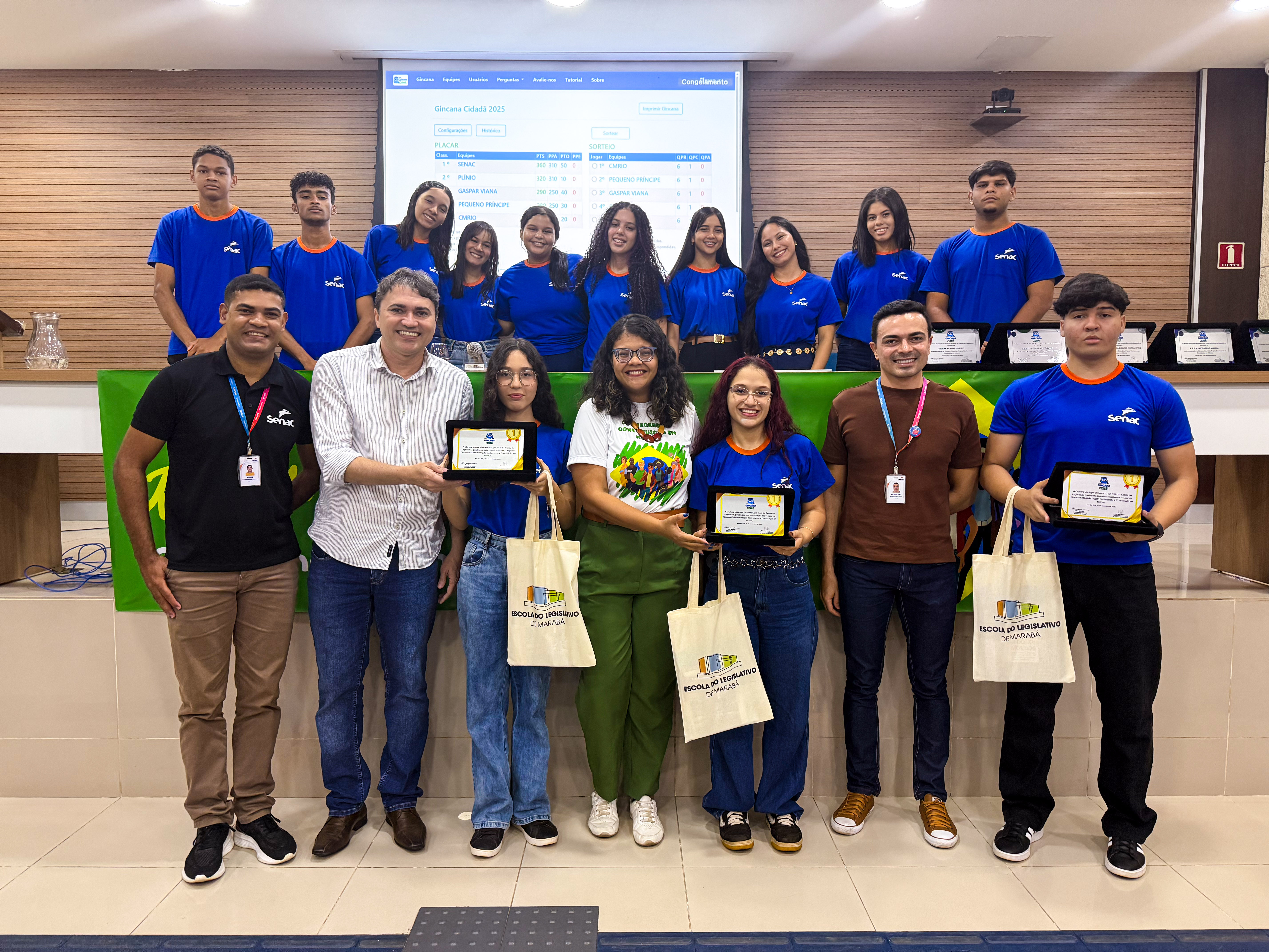 Senac vence Gincana Cidadã e leva troféu de “Inovação Pedagógica”