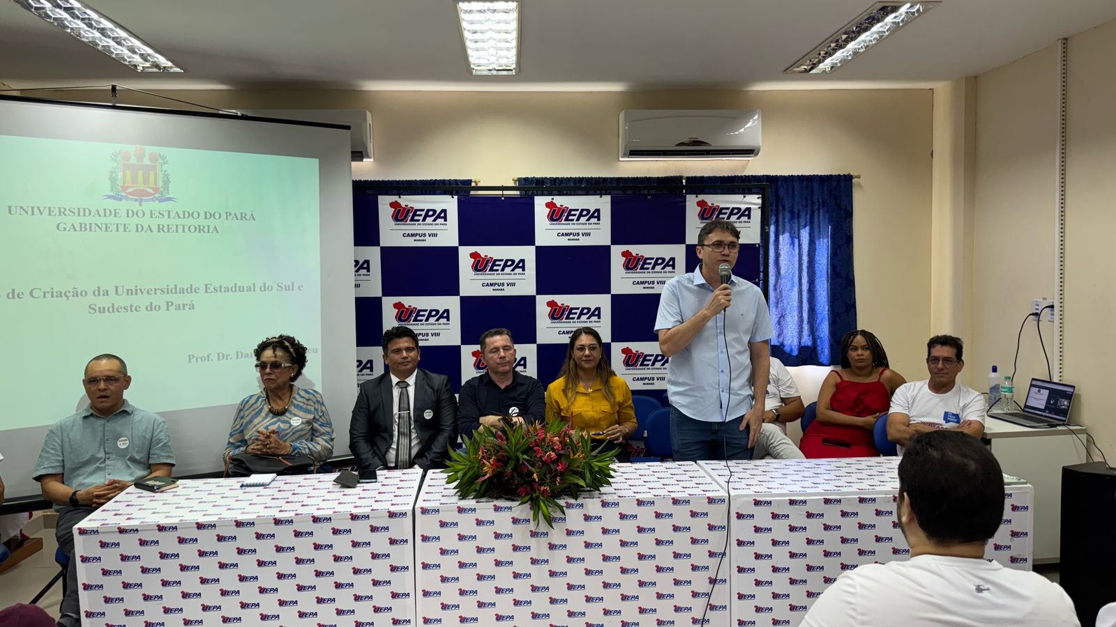 Vanda e Ilker participam da apresentação do projeto da UESSPA