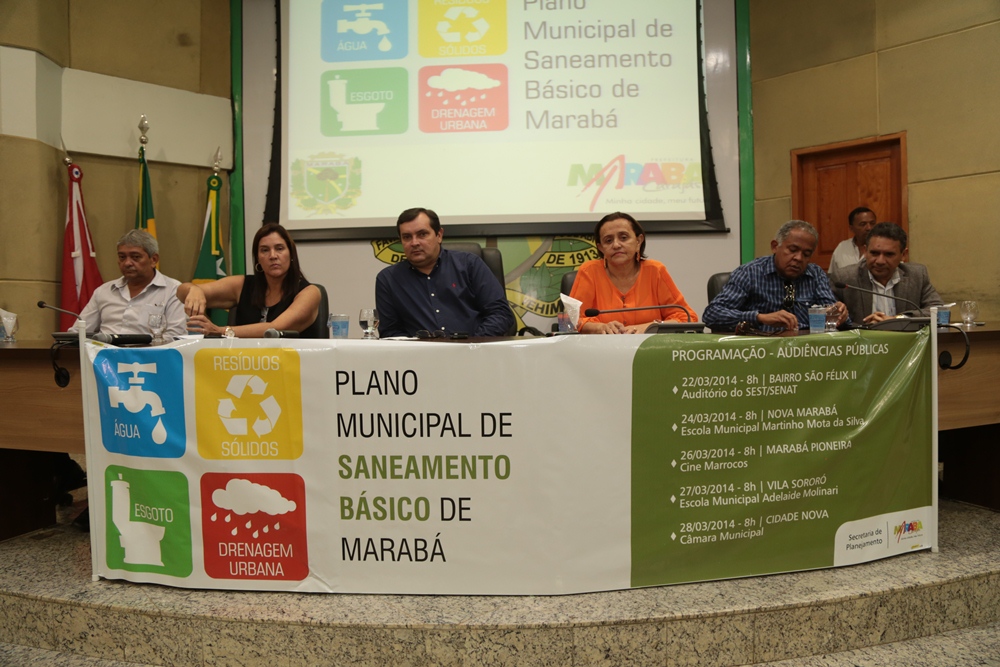 Vereadores participam de audiência do Plano Municipal de saneamento