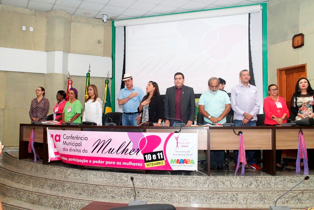 Vereadores participam de Conferência Municipal da Mulher