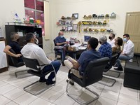 Vereadores reúnem-se com prefeito Tião Miranda