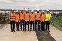 Vereadores visitam obras da nova ponte sobre o Rio Tocantins